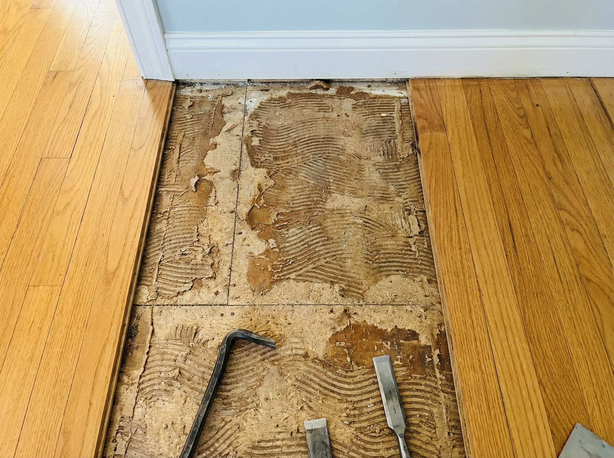 Hardwood floor repair and board replacement Toronto