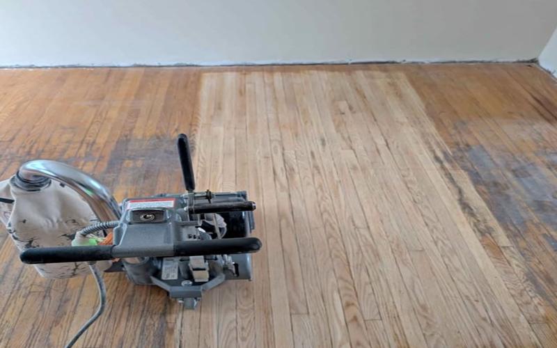 Dustless hardwood floor sanding process Toronto Quality Wood Flooring